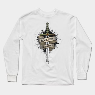 Roll for Initiative Broken Sword Vintage Long Sleeve T-Shirt